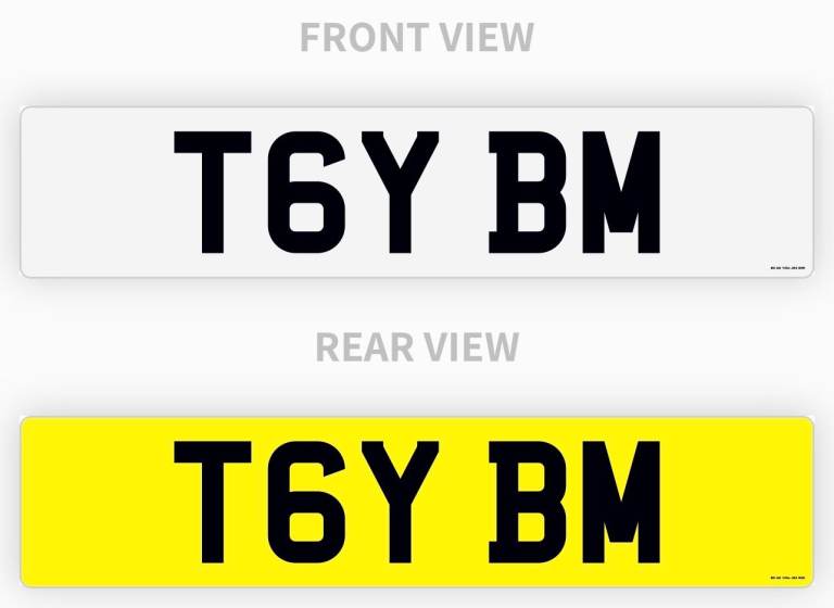 T6YBM - Private / Cherished Number Plate - Suitable For BMW Or Tayyab/ Tayyub Name