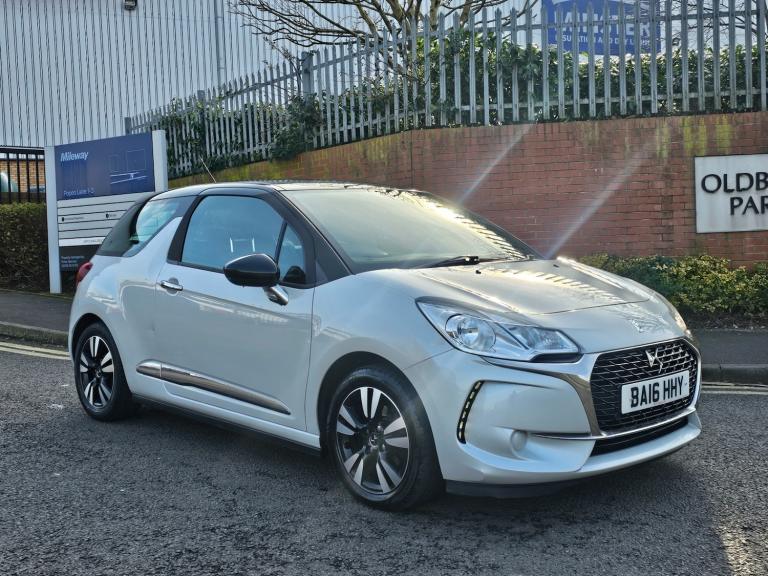 2016 DS Automobiles DS 3 Citroen DS3 1.2 PureTech 82 Chic 3dr HATCHBACK Petrol Manual