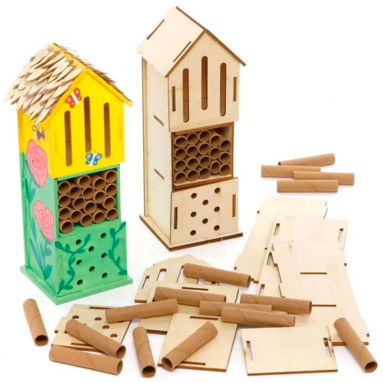 Baker Ross - Wooden Bug Hotel Kits (2 pack)