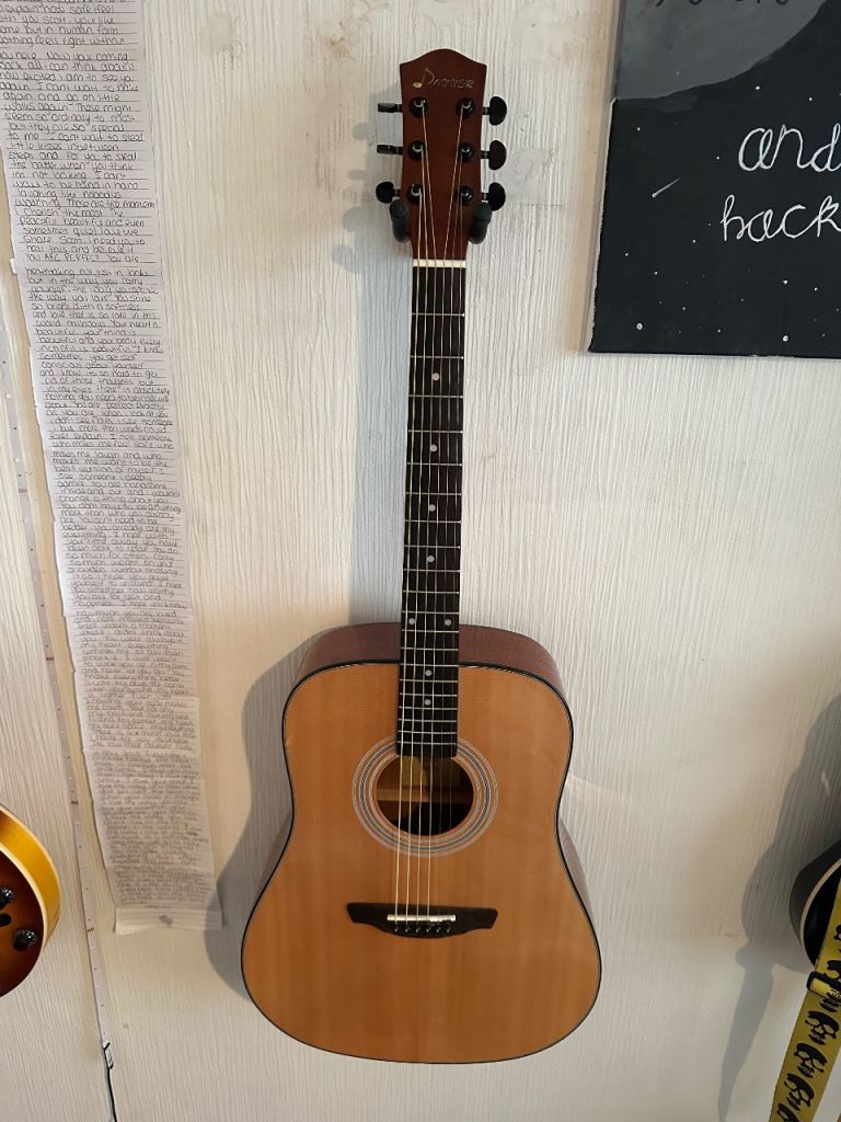 Donner acoustic dreadnought guitar 