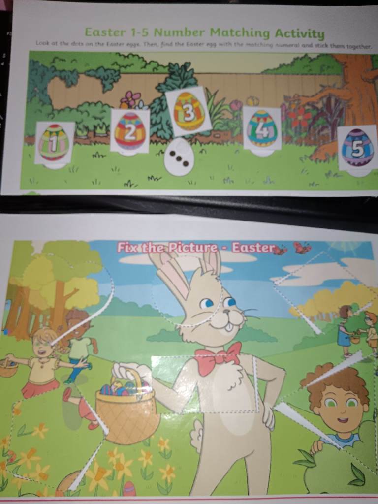 Easter learning laminates 