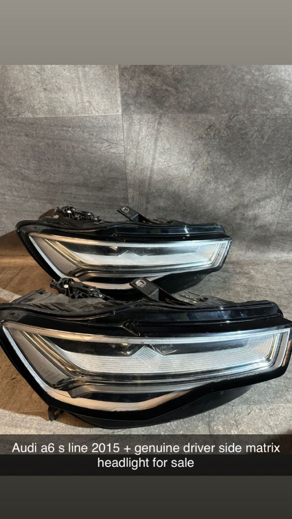 Audi a6 s line 2015 / 2016 / 2017 / 2018 genuine driver side matrix headlight