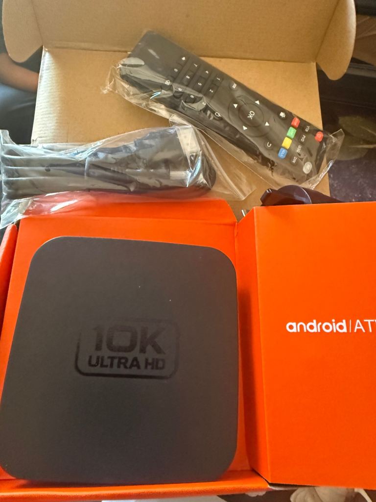 Android 10K Ultra HD Set Top Box with Remote