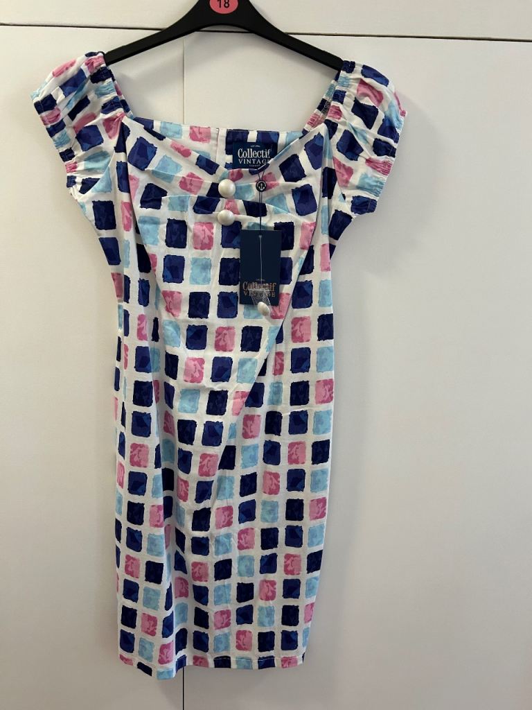 Collectif Vintage London Dress - UK 14, New with Tags