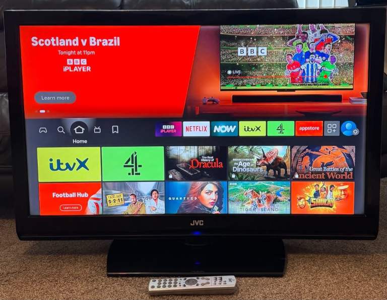 ++ JVC 42 Inch HD LCD TV Built In Freeview (Not Smart) ++