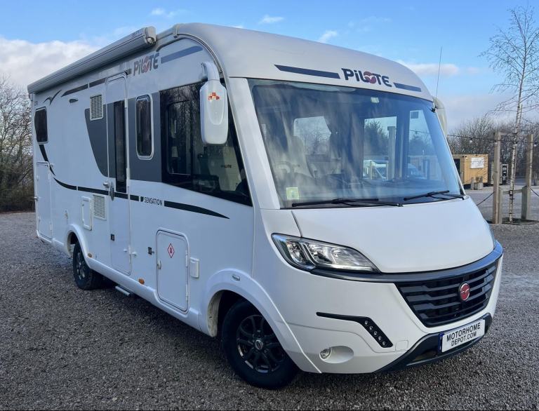Pilote G700 Sensation, 2017, 4 berth rear garage single beds A class motorhome