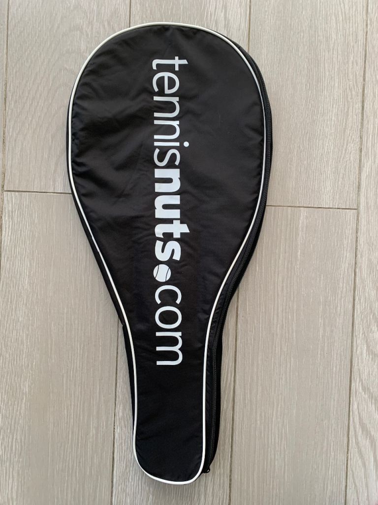 Padded tennis racket cover with strap 