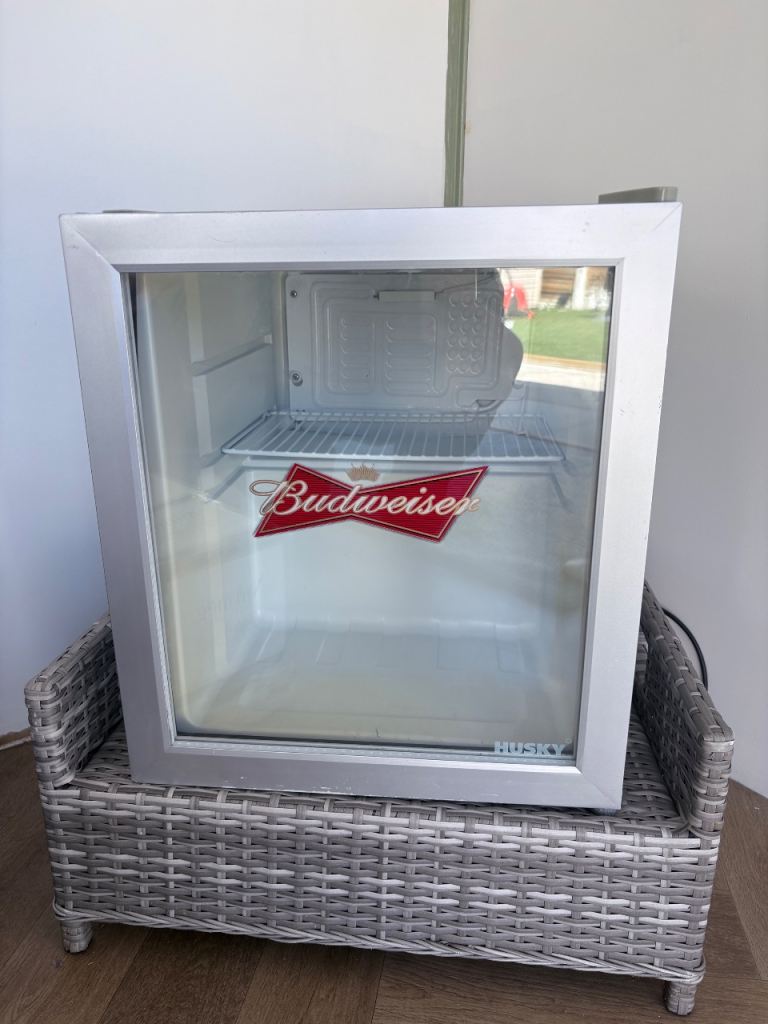 Husky Budweiser Mini Fridge - Good Condition