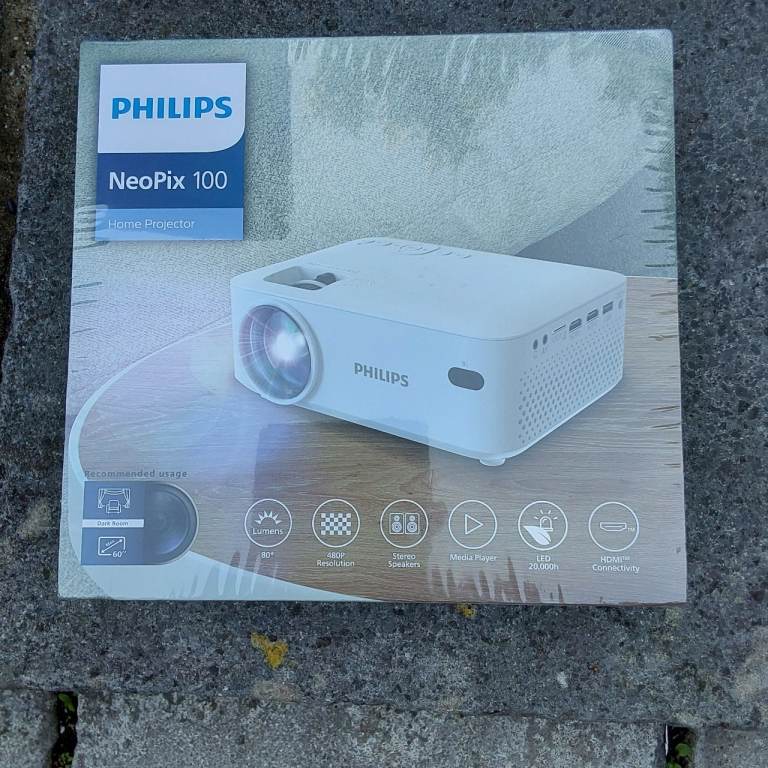 Philips NeoPix 100 Projector – Brand New in Box still in the rapper 