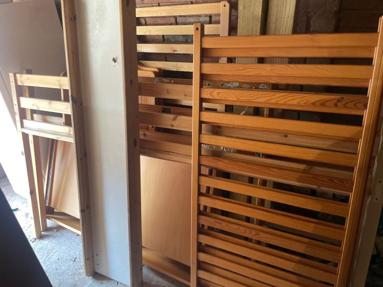 Wooden Cot Bed Frame – Good Condition