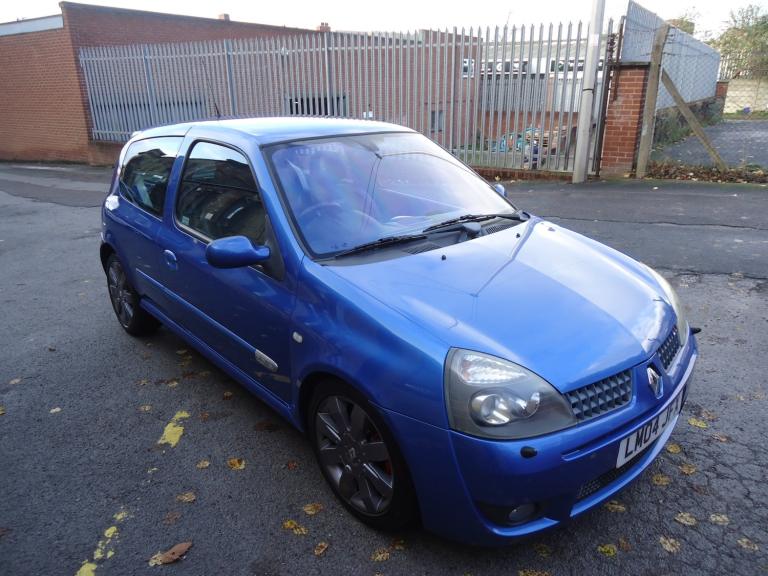 RENAULT CLIO 2.0 16v Renaultsport Blue Manual Petrol 2004