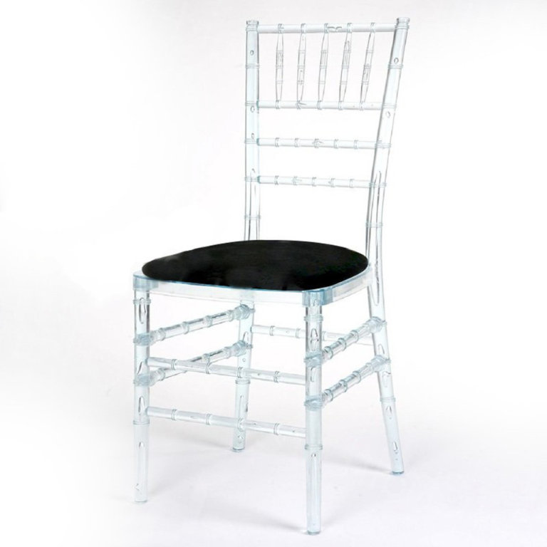 GHOST ACRYLIC CLEAR ICE Chaivari Chair for HIRE 