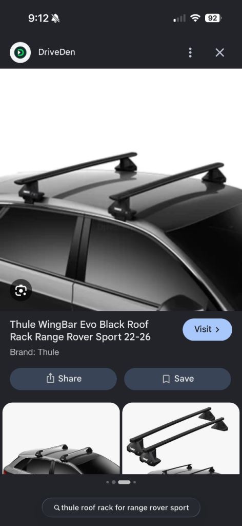 Thure roof rack for Range Rover sport 
