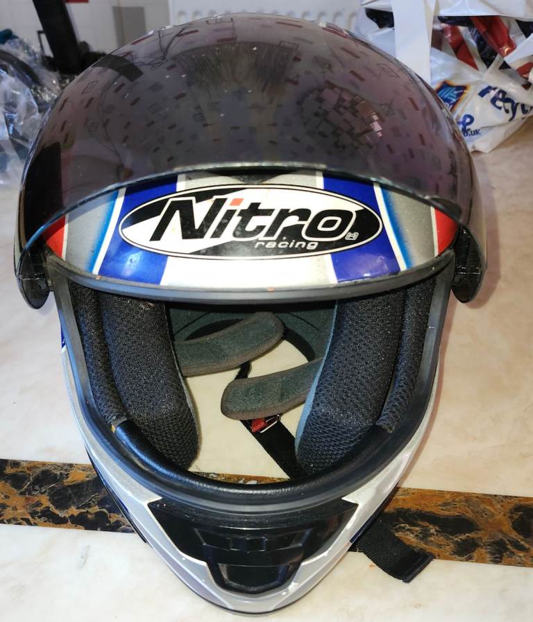 Motor bike helmet 