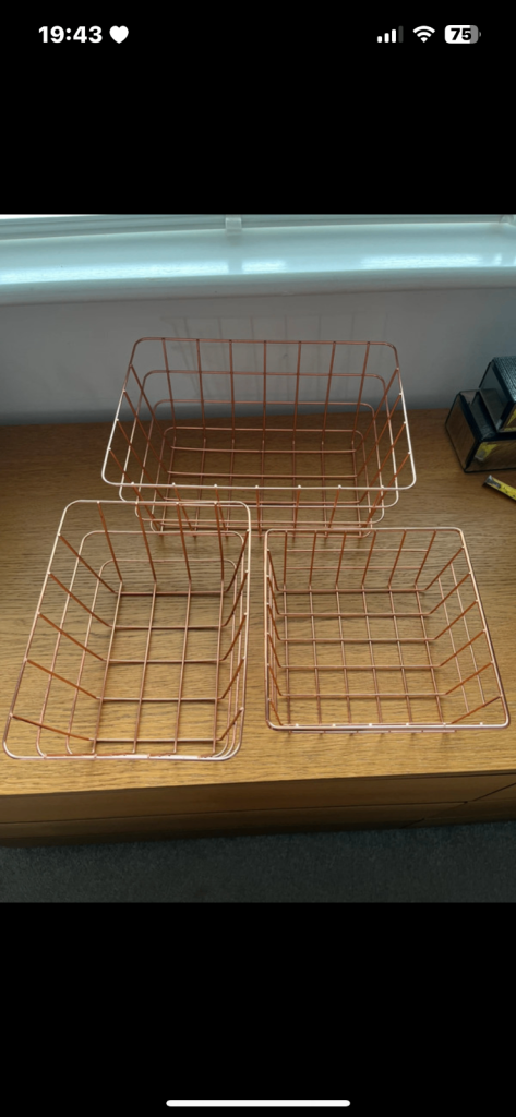 Rose gold accessories bundlre