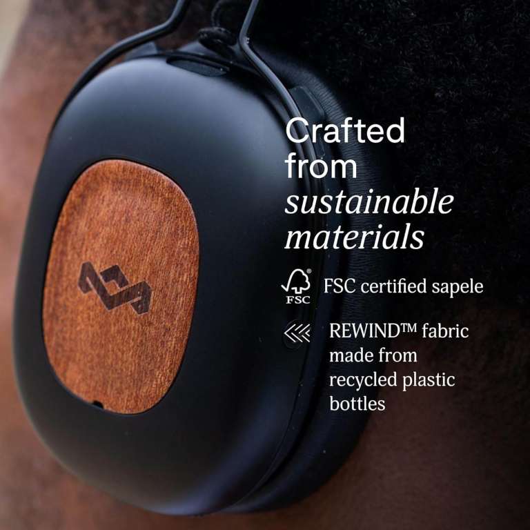 House of Marley Positive Vibration Rebel Wireless ANC Bluetooth Headphones