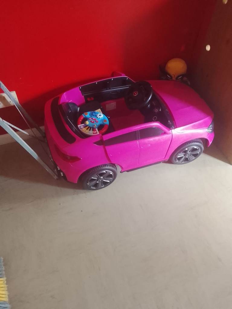 Pink Kids Electric Ride-On Car – Good Condition