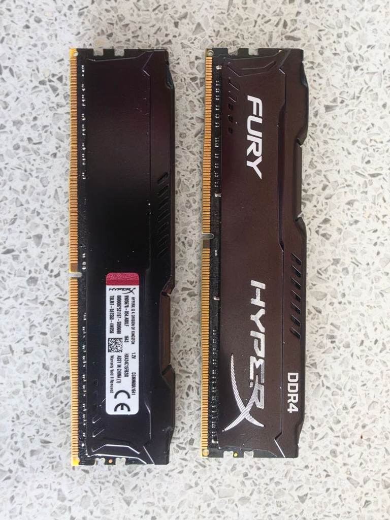 HyperX Fury DDR4 RAM Sticks - Good Condition