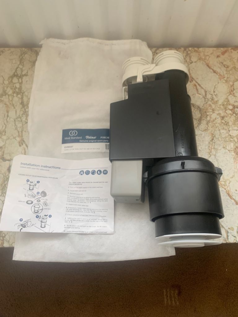 New Ideal Standard Toilet Cistern Flush Valve EV98167
