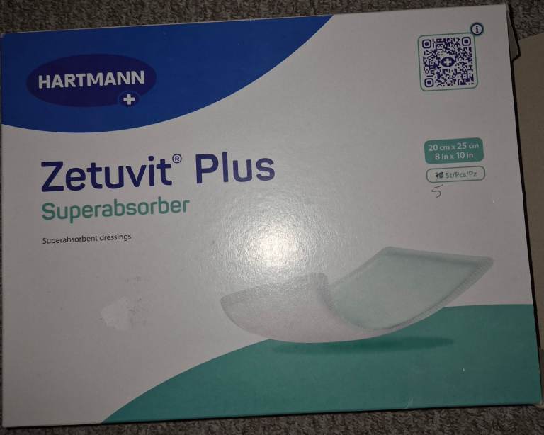 Zetuvit Plus Superabsorber 20cm x 25cm (Pack of 5)