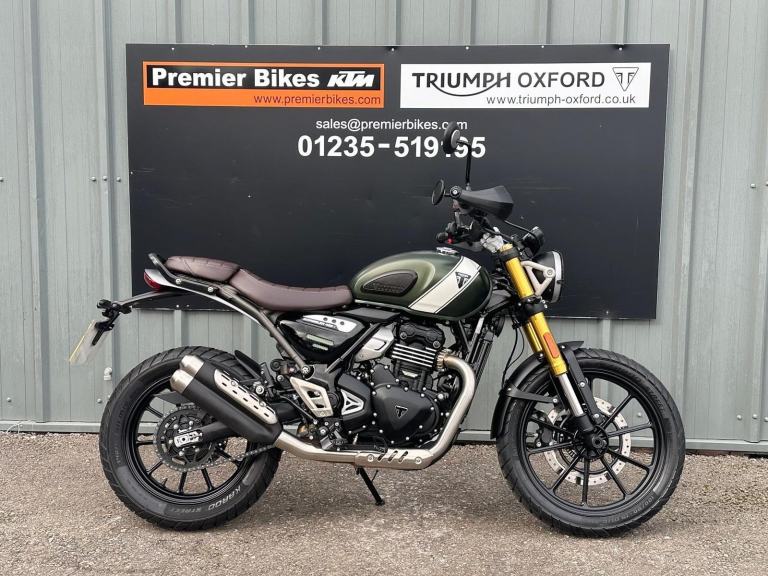 Stunning One Owner 2025/25 Triumph Scrambler 400X Motorcycle