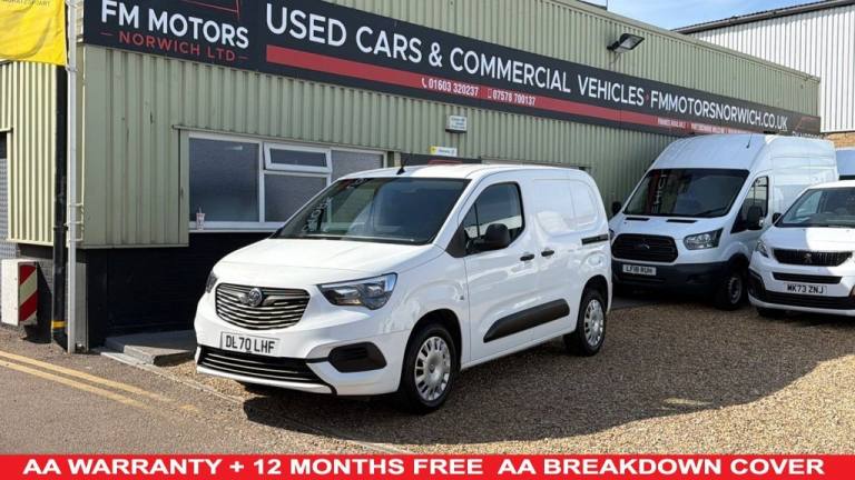 2020 Vauxhall Combo 1.6 Turbo D 2300 Sportive Panel Van 4dr Diesel Manual L1 H1 Euro 6 (s/s) (1 P...