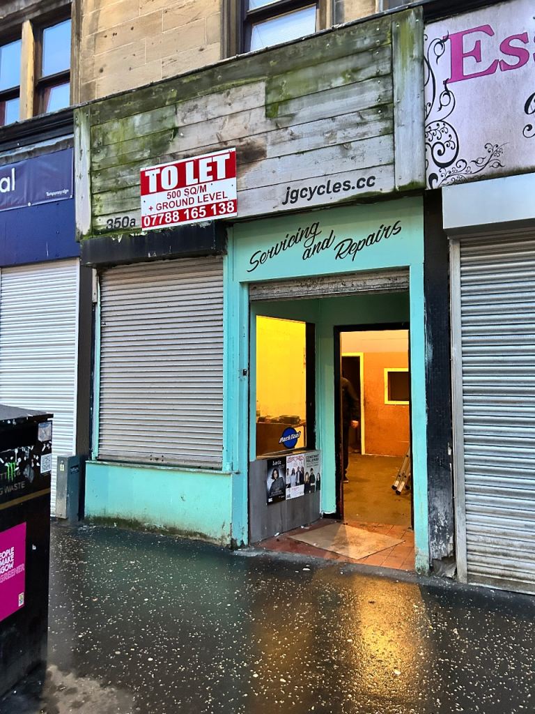 350A duke street shop to let 