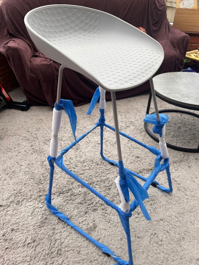 8x Grey Bar Stool – NEW