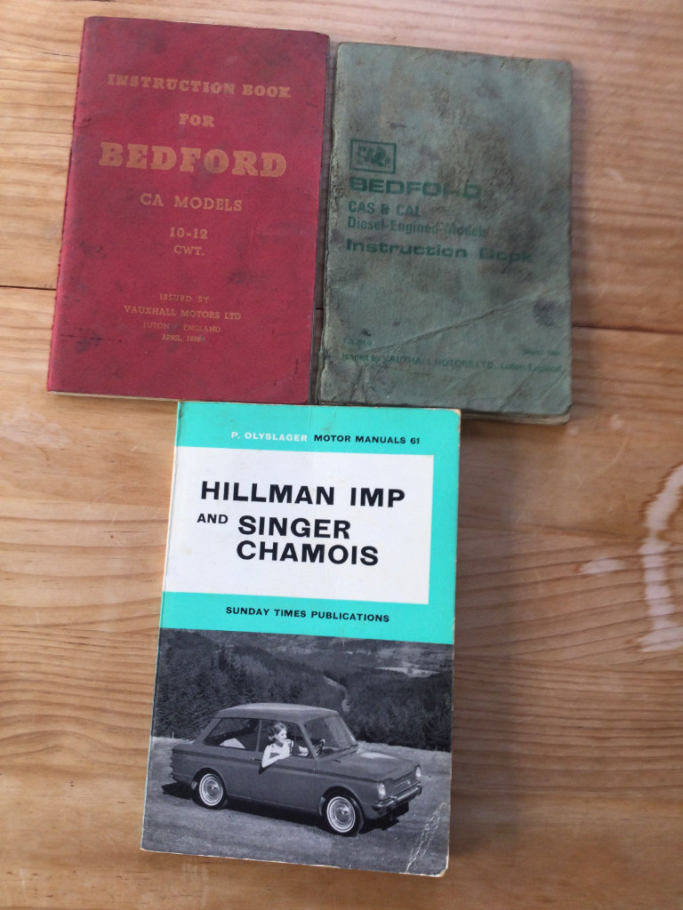 Instruction books Bedford ,Holman and Singer.