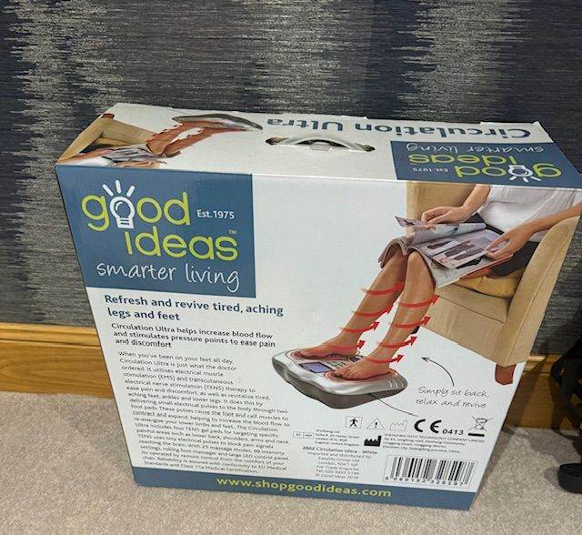 Good Ideas Circulation Ultra Foot Massager with EMS and TENS Therapy