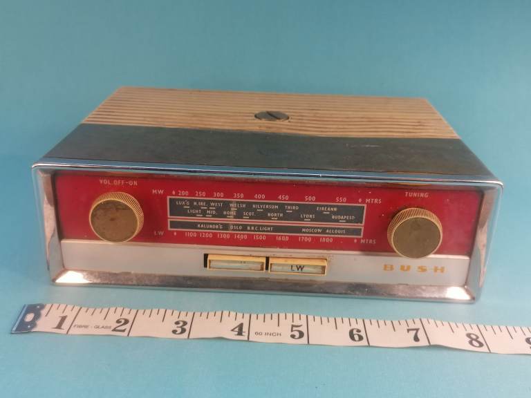 Vintage, Antique Original Bush Classic Car Radio Player. As seen. 