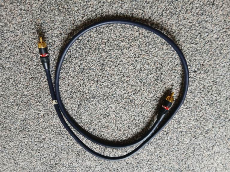 image for Monster RCA to RCA Audio analogue interconnect cable single 1m