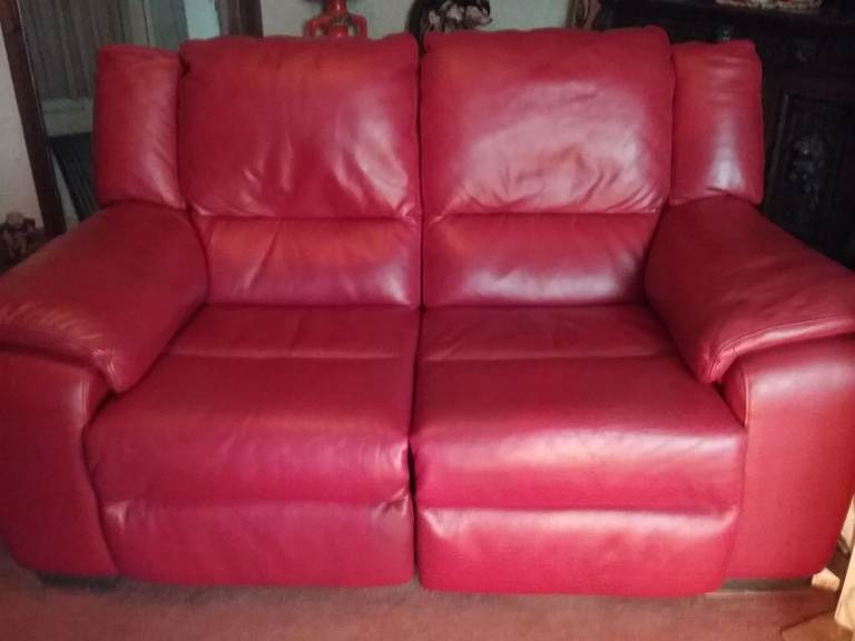 Reduced. 2 leather recliners, £50.  Electric recliner £50 + more items 