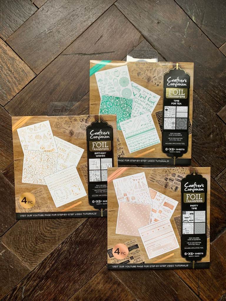 Crafter's Companion Foil Transfer Sheets & GoPress Foil Rolls - New and Used