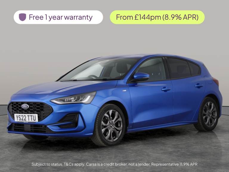 2022 Ford Focus 1.0T EcoBoost ST-Line Hatchback 5dr Petrol Manual Euro 6 (s/s) (125 ps) SAT Hatch...
