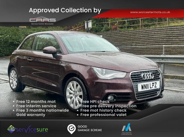 2011 Audi A1 1.4 TFSI Sport 3dr HATCHBACK Petrol Manual