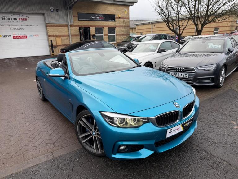 2017 BMW 4 Series 2.0 420d M Sport Auto Euro 6 (s/s) 2dr CONVERTIBLE Diesel Automatic