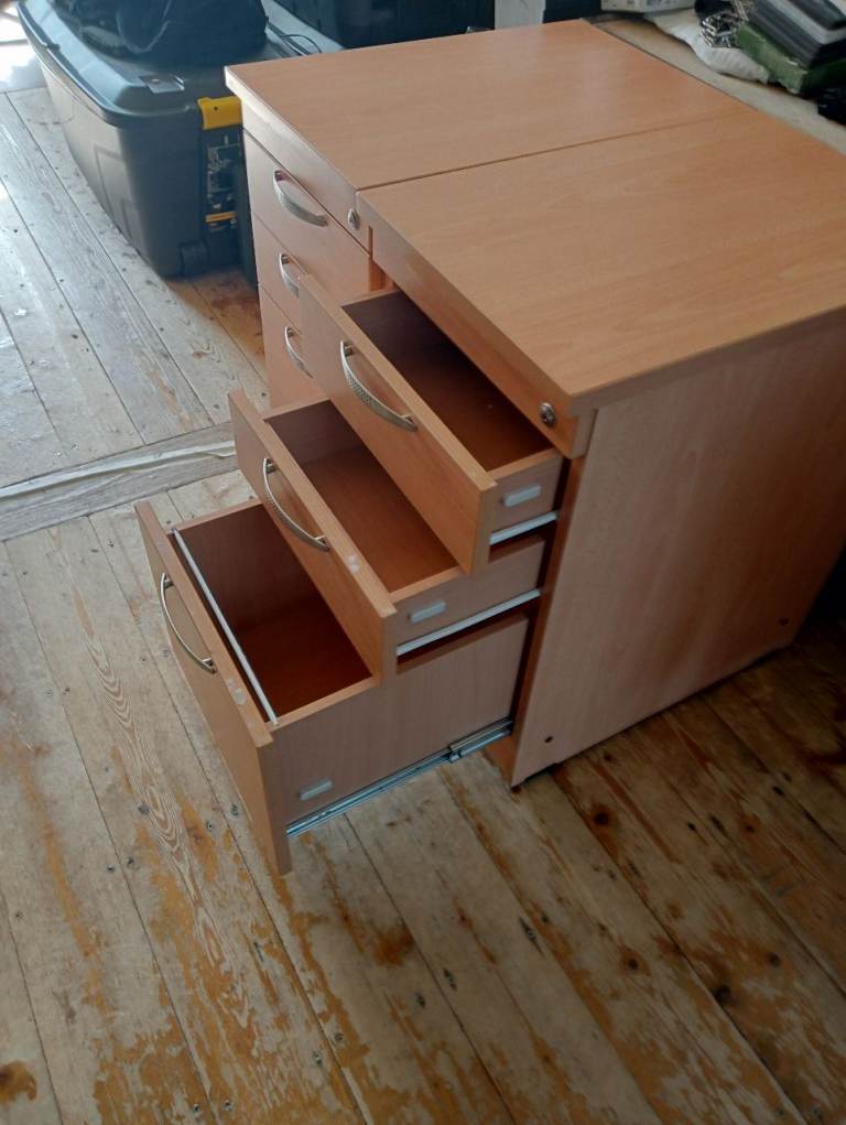 Solid Filing Cabinet Unit - 1 AVAILABLE - BARGAIN -