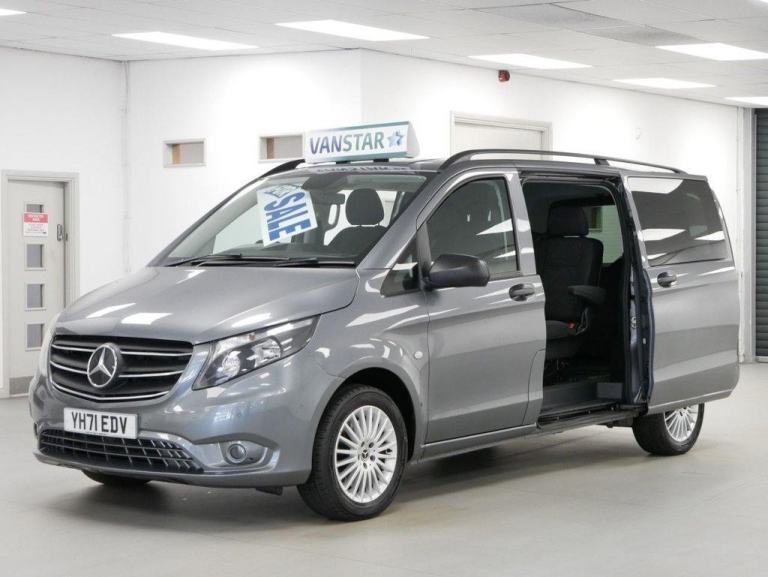 71 MERCEDES VITO 119 RWD 2.0 CDI 190 BHP LONG PREMIUM AUTOMATIC 5 SEATER CREWCAB