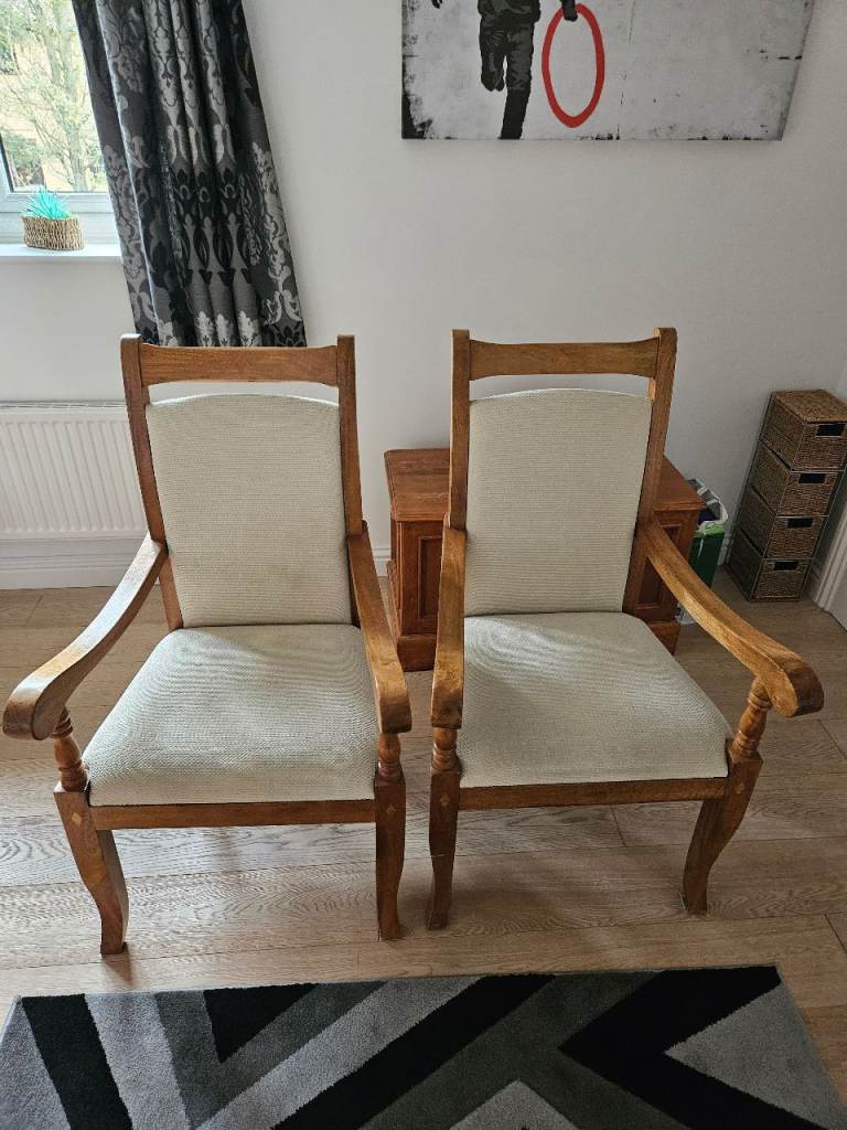 2 x John Lewis dining carvers