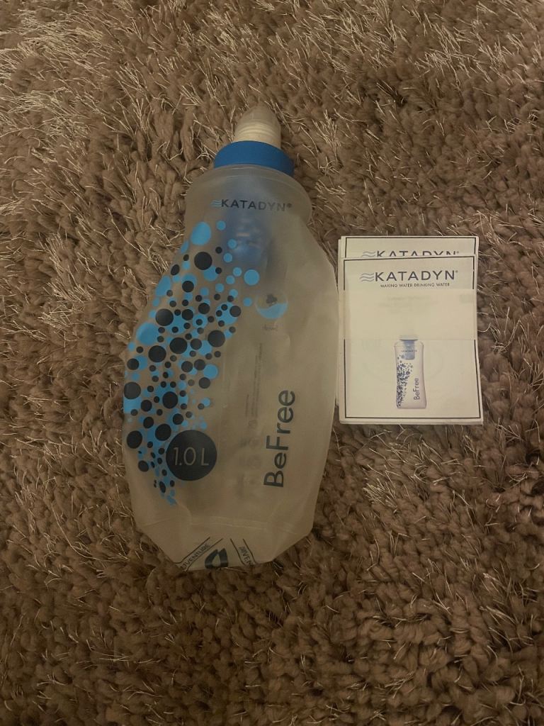Katadyn be free 1litre water filtration bottle 