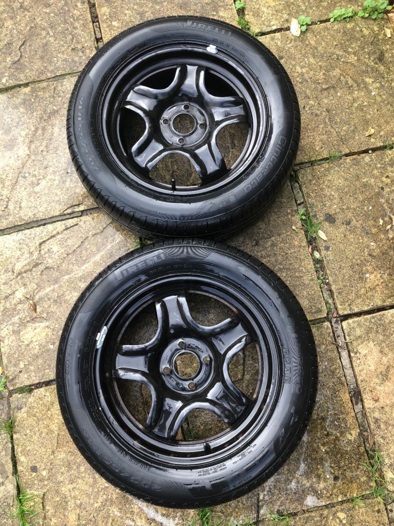 Two Dacia wheels with brand new Pirelli tyres 
