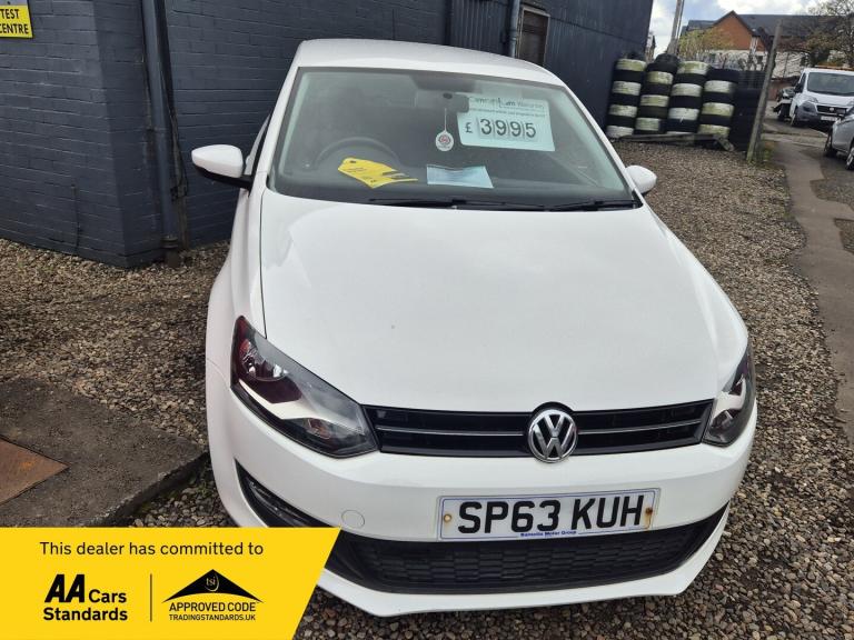 2013 Volkswagen Polo 1.2 60 Match Edition 3dr HATCHBACK Petrol Manual