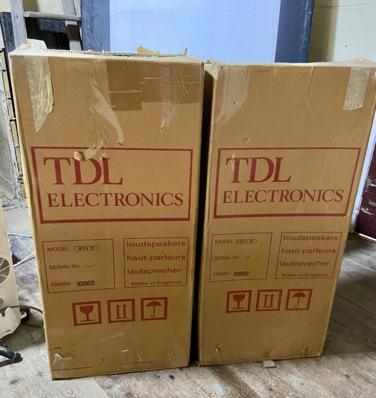 TDL ELECTRONICS RTL 3 Loudspeakers – Rosewood Finish