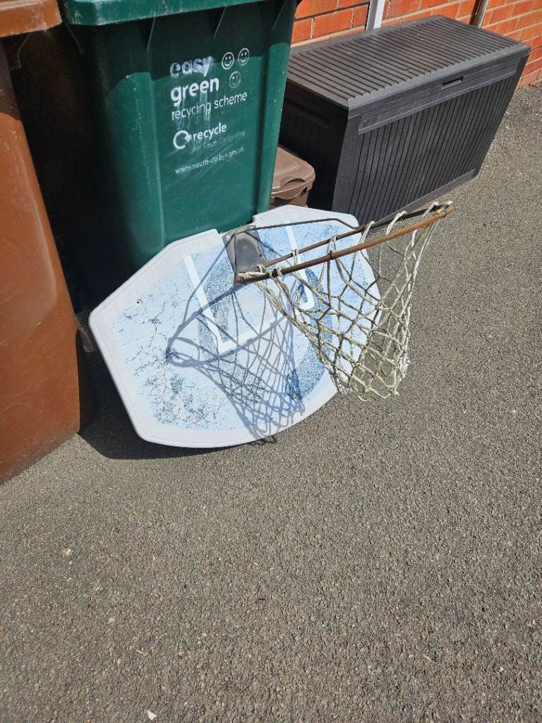 Basketball Hoop Backboard and Net – Used Condition