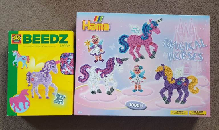 Iron on Beads Activities UNICORNS