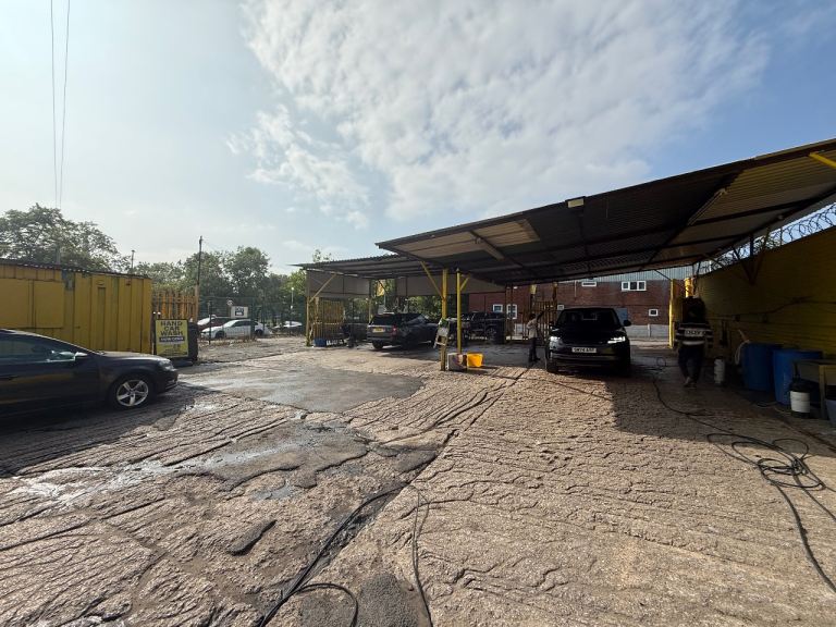 Hand Car Wash Valeting Business For Sale - Prime Location - Tyre Shop/Garage Unit Included