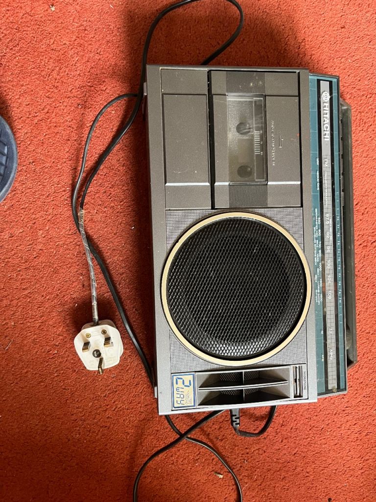 HITACHI TRK-5380E VINTAGE CASSETTE TAPE RECORDER 2 WAY