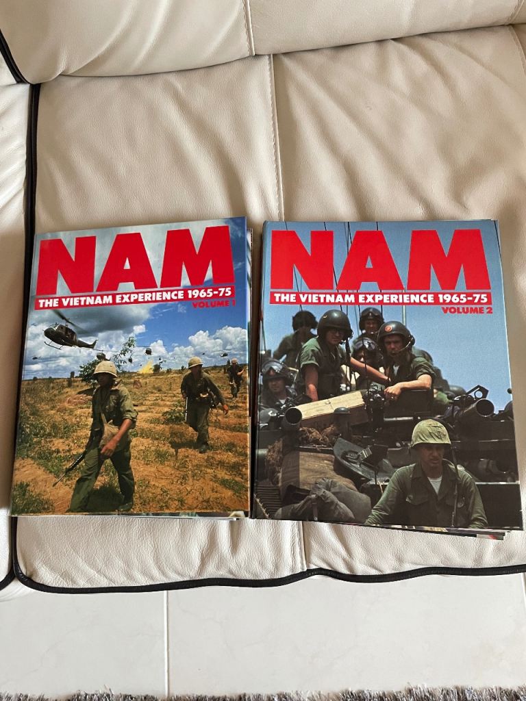 Vietnam magazines collection with hard back holder.