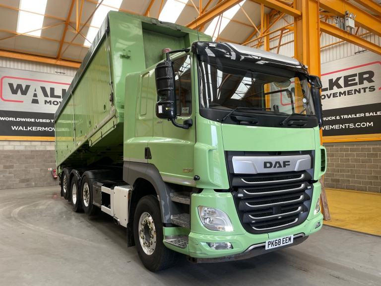 DAF CF480 8X2 TRIDEM ALUMINIUM BULK TIPPER/BLOWER - 2018 - PK68 EEM